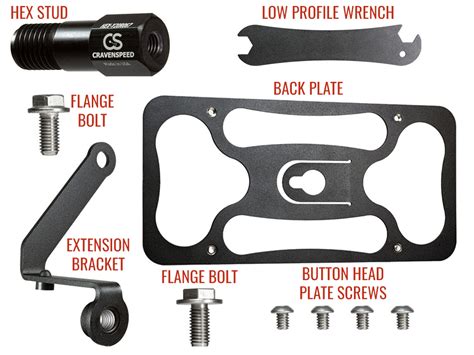 The Platypus License Plate Mount Installation Guide 